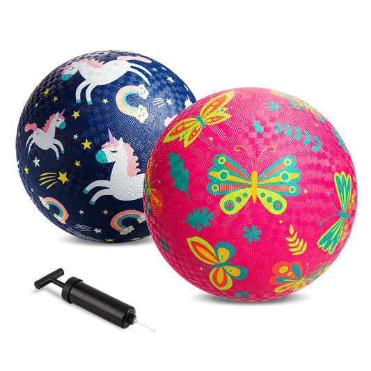 ZOOJOY playground balls 2-pack, ideal for indoor or outdoor playtime.