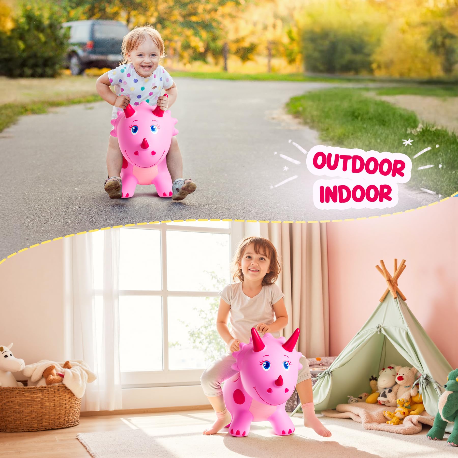 ZOOJOY pump included for effortless inflation and playtime
