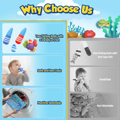 ZOOI colorful fish aid color recognition and pattern matching during play