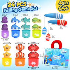 ZOOI felt fish pieces support sensory exploration and color matching
