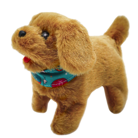 ZooPurrPets Battery Operated Flip Over Puppy walks across the floor, encouraging active play for toddlers.