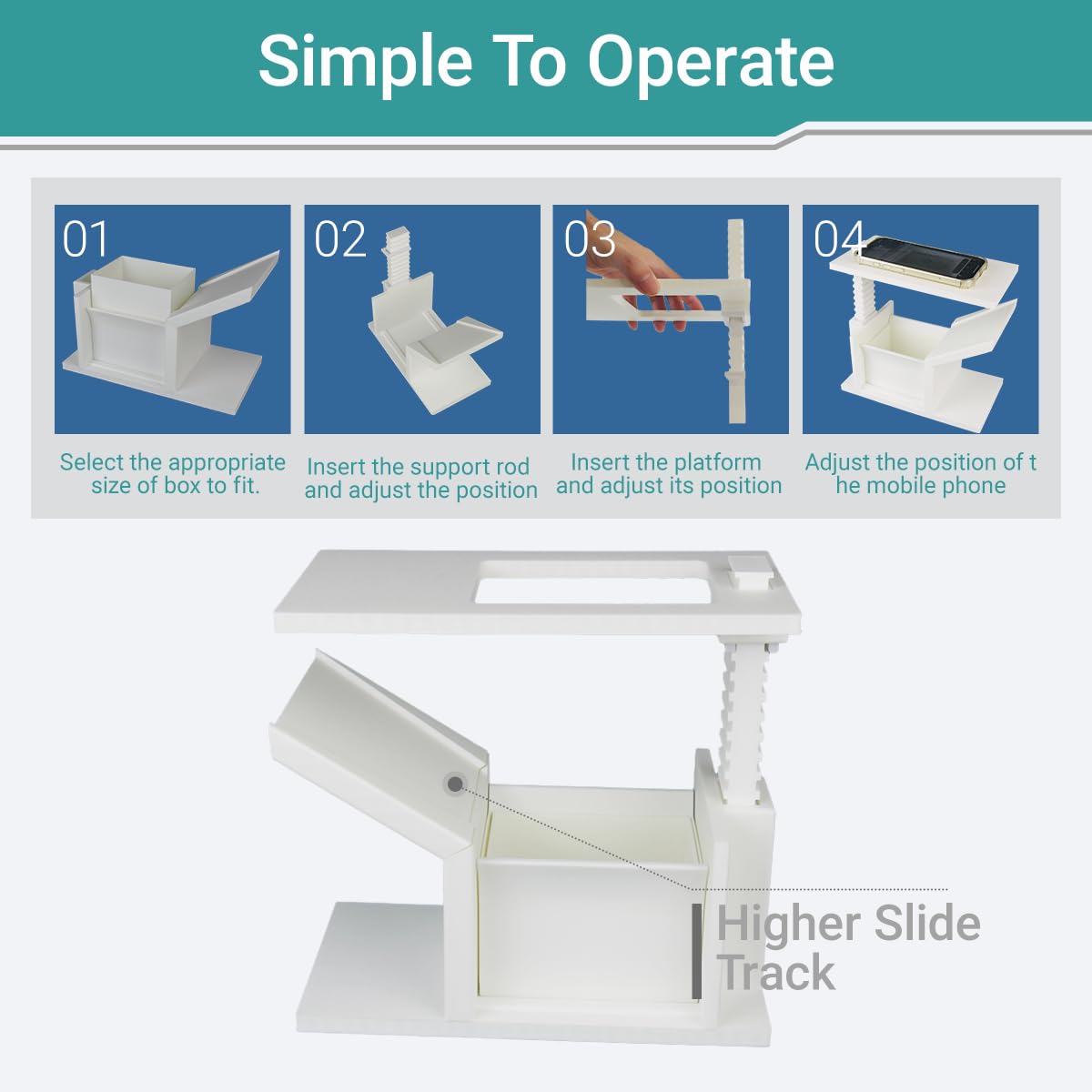 Indirect lighting tips help minimize glare for crisp scans.