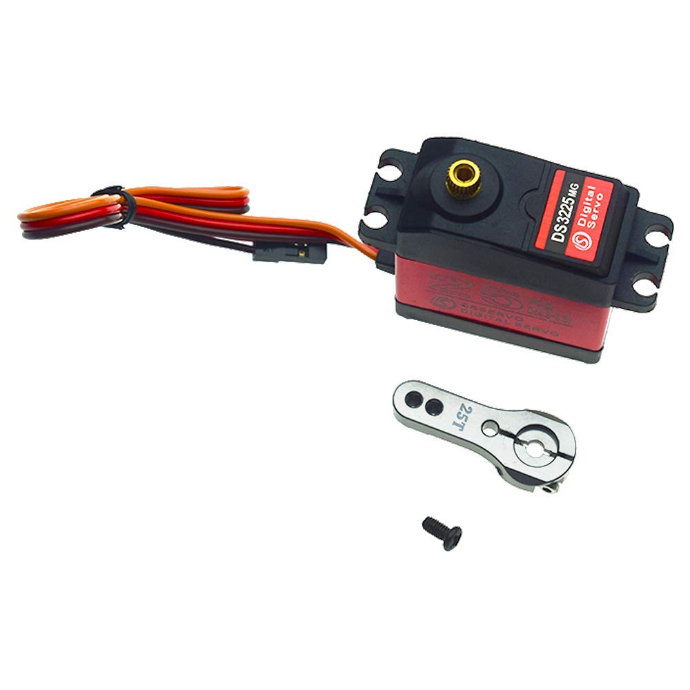 Compact DS3225 size fits 1/8 and 1/10 scale RC cars