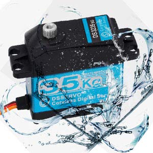 ZOSKAY high-torque digital servo enables smooth 180° or 270° control.