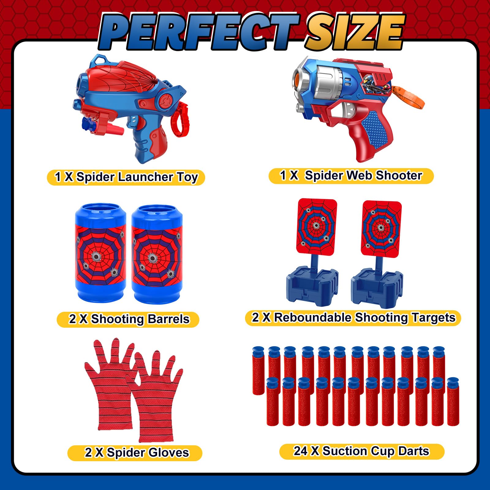 Zowrait Spider launcher and barrels in use promoting active play