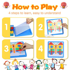 ZOZOPLAY six assembly drawings guide kids through builds