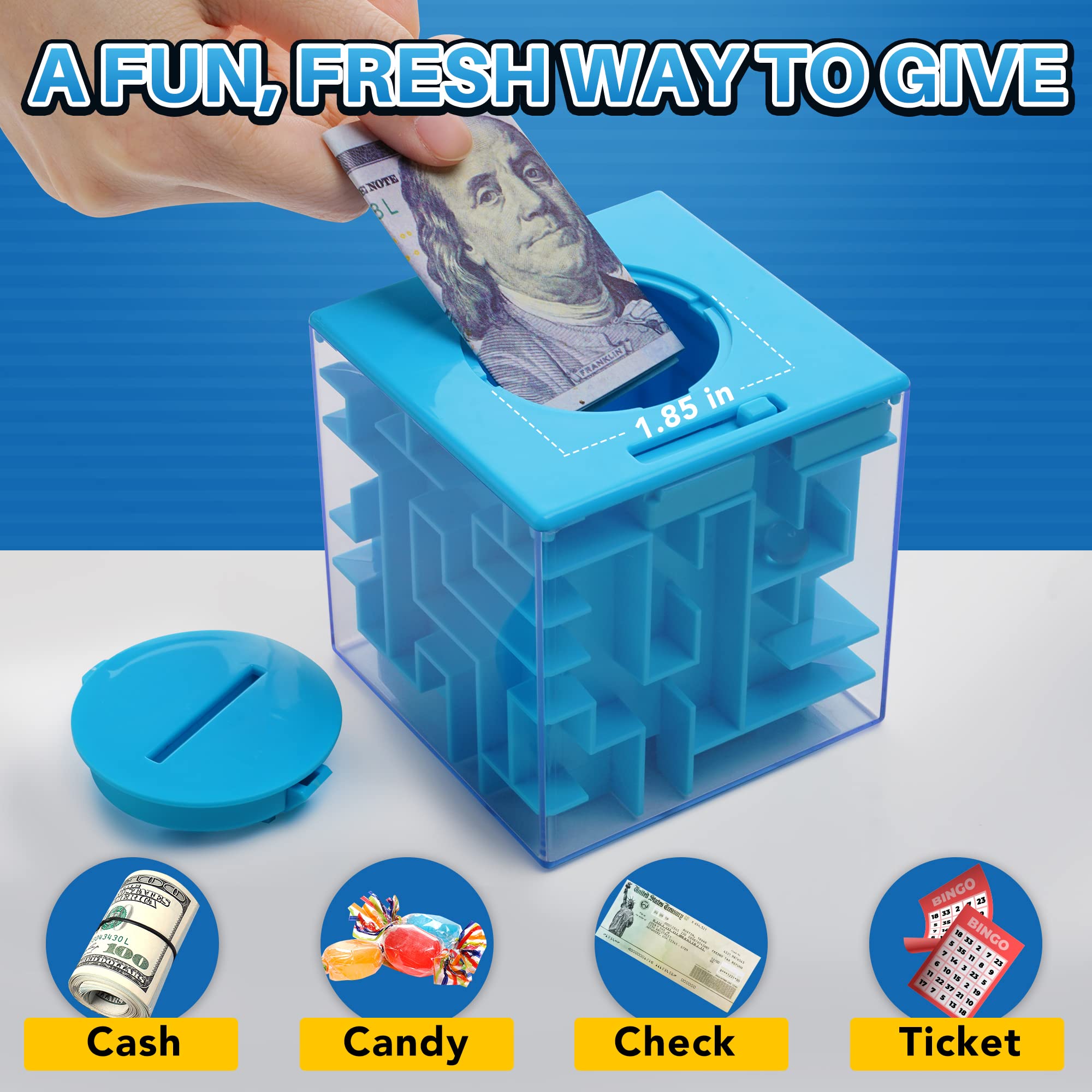 ZPISF Money Maze green box offers a playful challenge for family gifts.
