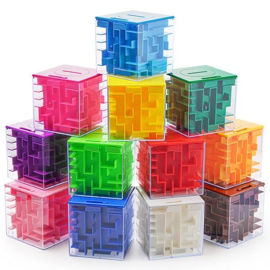 ZPISF Money Maze 12-pack colorful boxes for gift-ready surprises and reusable keepsakes.