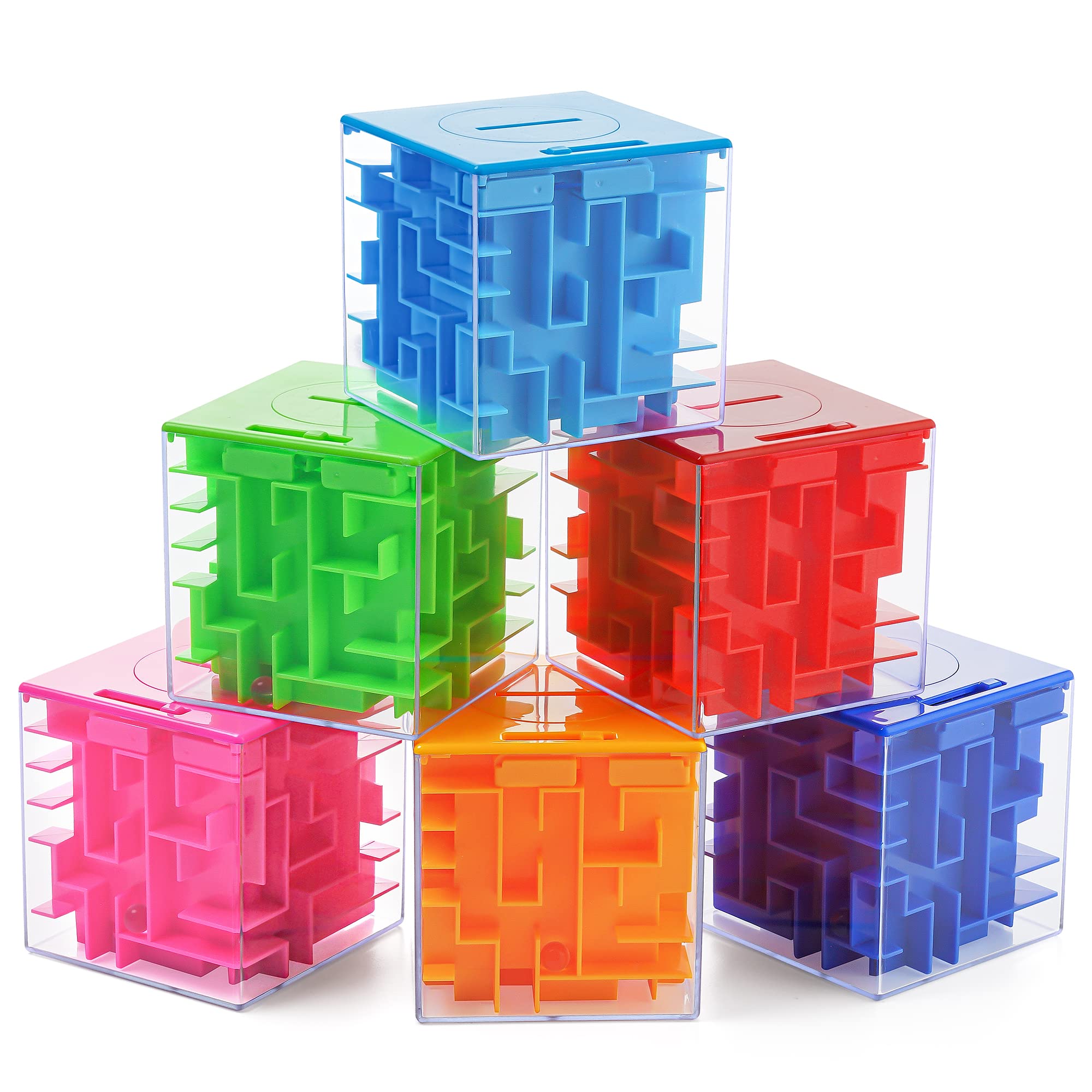 ZPISF money maze box blue pack; reusable gift that sparks curiosity