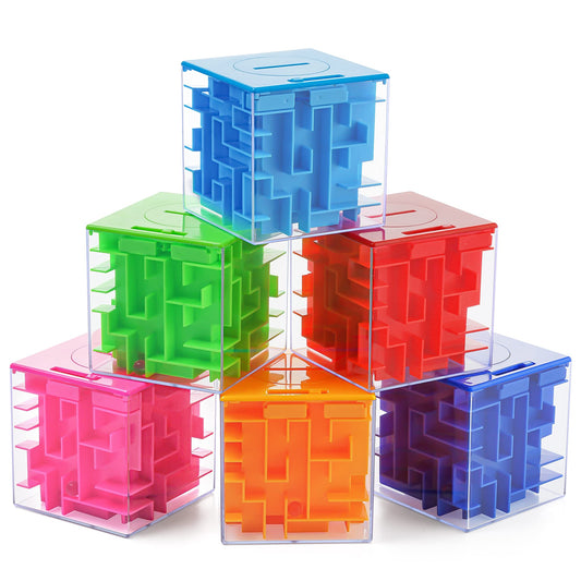 ZPISF money maze box blue pack; reusable gift that sparks curiosity
