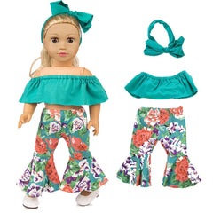 ZQDOLL 18in tops variety adds quick outfit options for daily pretend play.