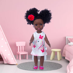 ZQDOLL doll with tablet computer for learning play
