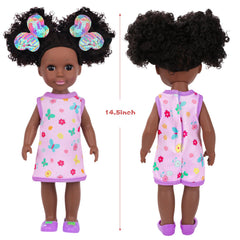 ZQDOLL fluffy hair invites kids to style unique hairstyles.