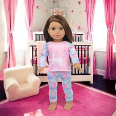 ZQDOLL pajama set provides cozy bedtime styling for dolls