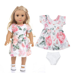 ZQDOLL swimsuit detail showcasing functional swimwear for 18-inch dolls