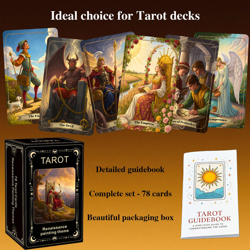 ZHQGYN rounded-edge tarot cards provide comfortable handling and easy shuffling