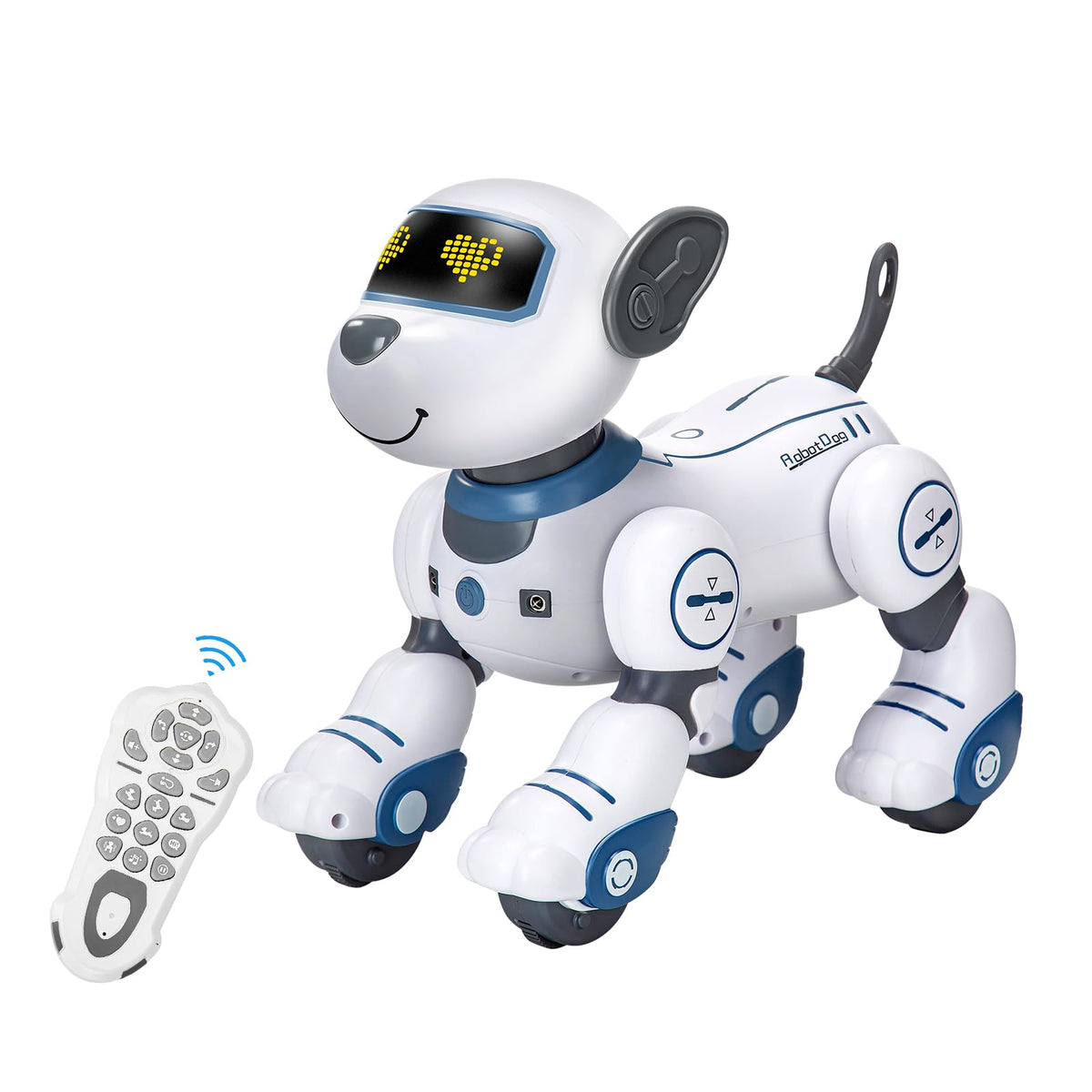 Zreswap robot dog dancing action for lively, interactive play.