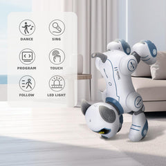 Zreswap robot dog follow mode showcases guided partner play.