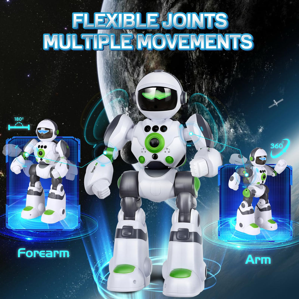 Zreswap robot toy dance and light effects synchronize with music