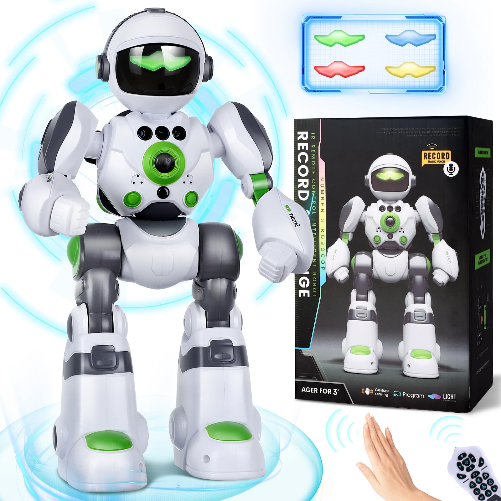 Zreswap robot toy remote control for interactive learning and play