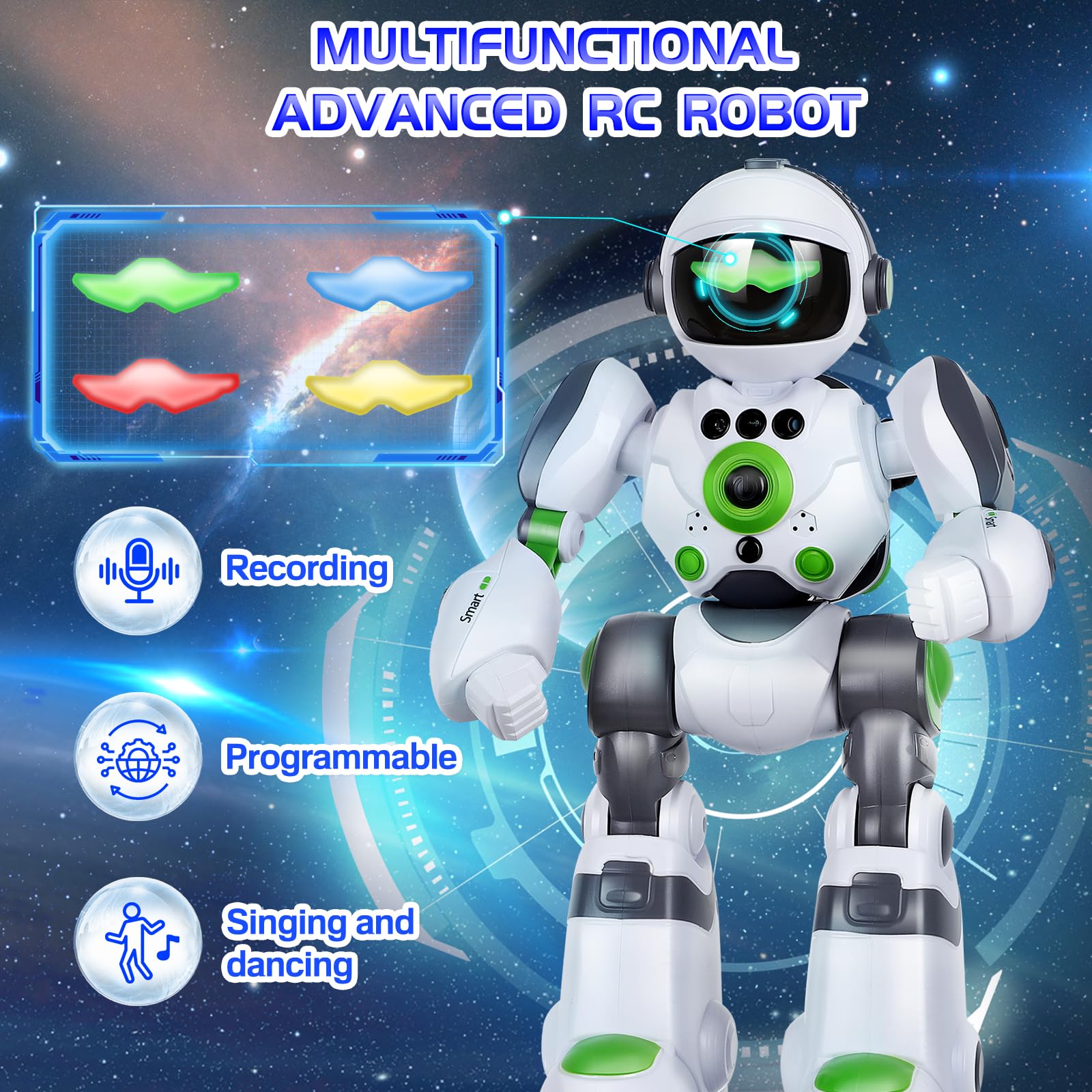 Zreswap robot toy USB C charging for quick, long lasting play sessions
