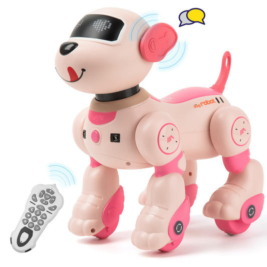 Zreswap voice-control robot dog toy demonstrating interactive play and learning