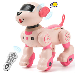 Zreswap voice-control robot dog toy demonstrating interactive play and learning