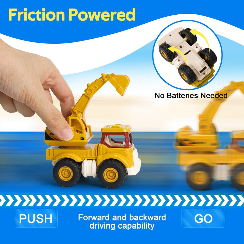 ZROPAW construction toy concrete mixer – spinning drum sparks imaginative play.
