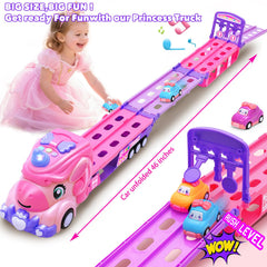 ZSHKG princess cars set adds colorful storytelling and imaginative play