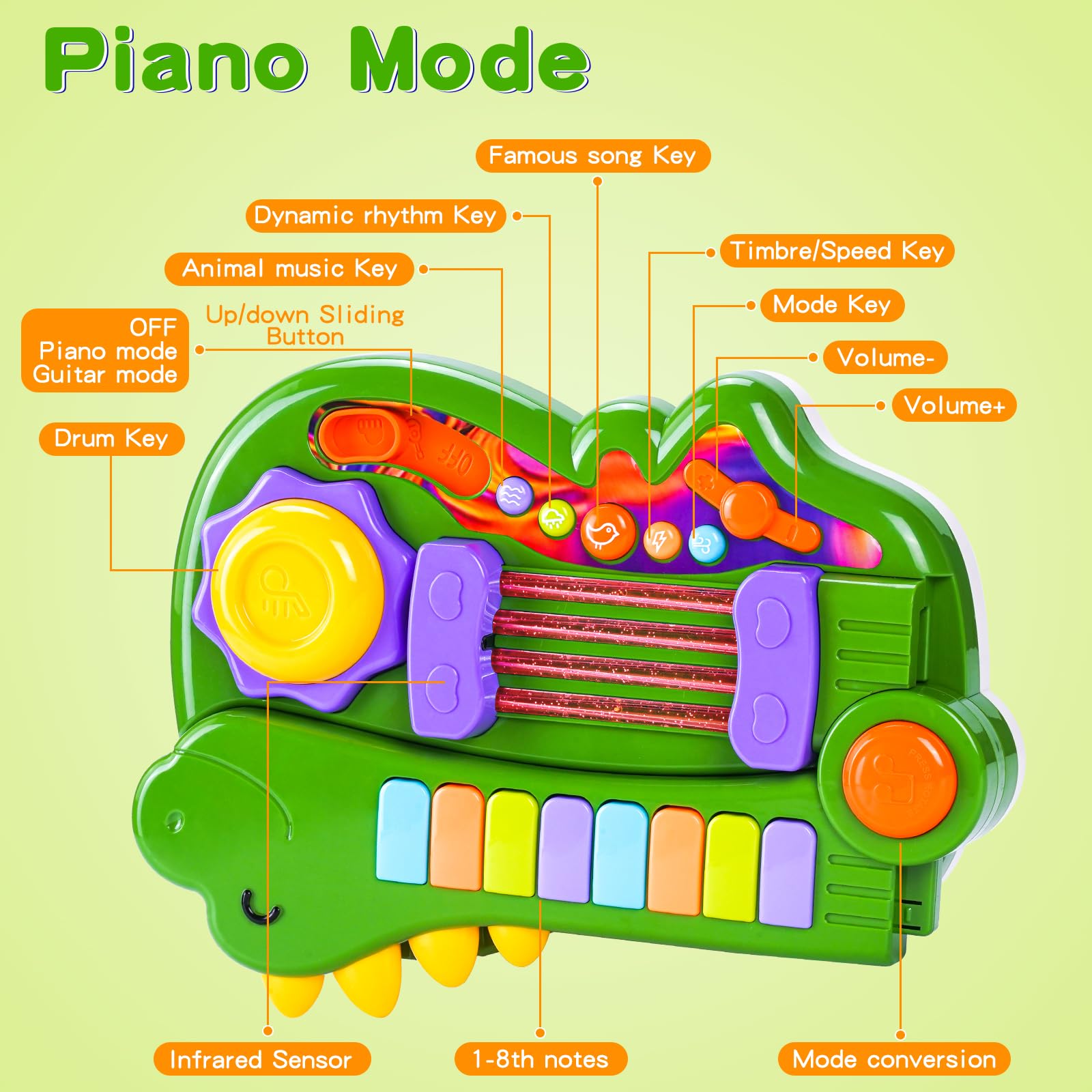 Zsinb two-volume levels shown for quieter play in shared spaces