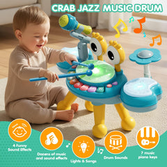 Zsinb drum set shows a cymbal for varied percussion and creative music sessions.