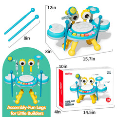 Gift-ready packaging makes a charming first musical toy for toddlers.