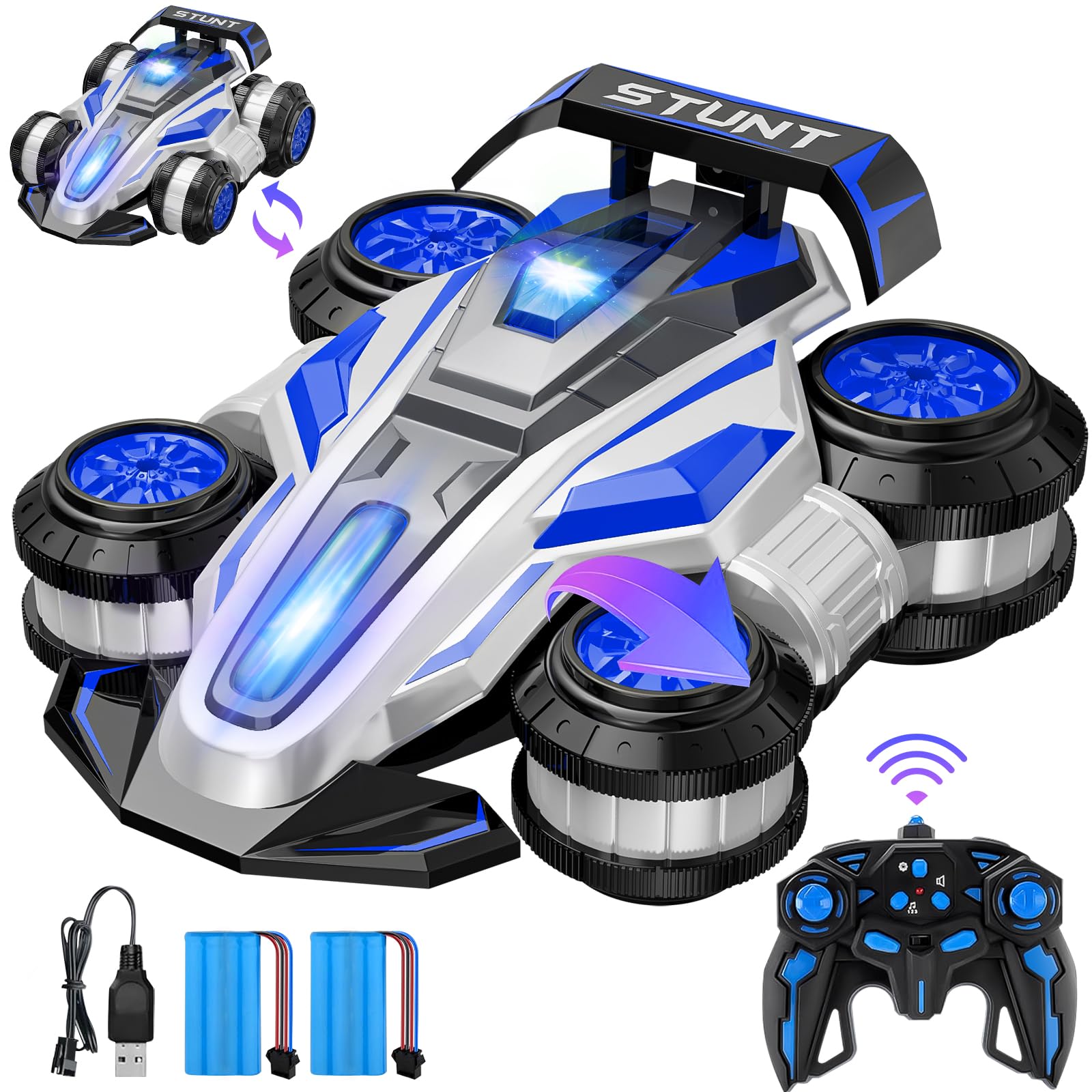 ZSYMIMRC high-speed drift car front view ready for action and fast play.