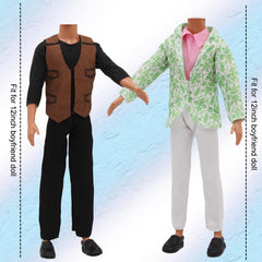ZTWEDEN gift-ready pack of 6 outfits for dolls.