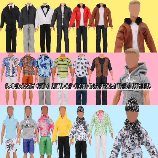 ZTWEDEN suit and shirt set on a 12-inch boy doll, chic party-ready look.