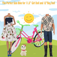 ztweden girl doll dresses and gown set bright colors for storytelling