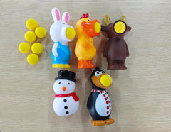 Zubebe snowman foam ball toy enhances target practice and family playtime.