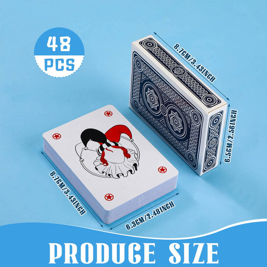 Zubebe standard poker size cards ideal for portable on-the-go play.