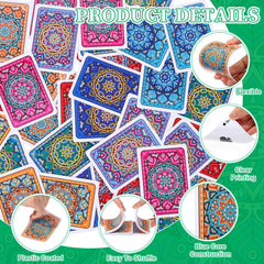 Zubebe standard size playing cards for easy handling.