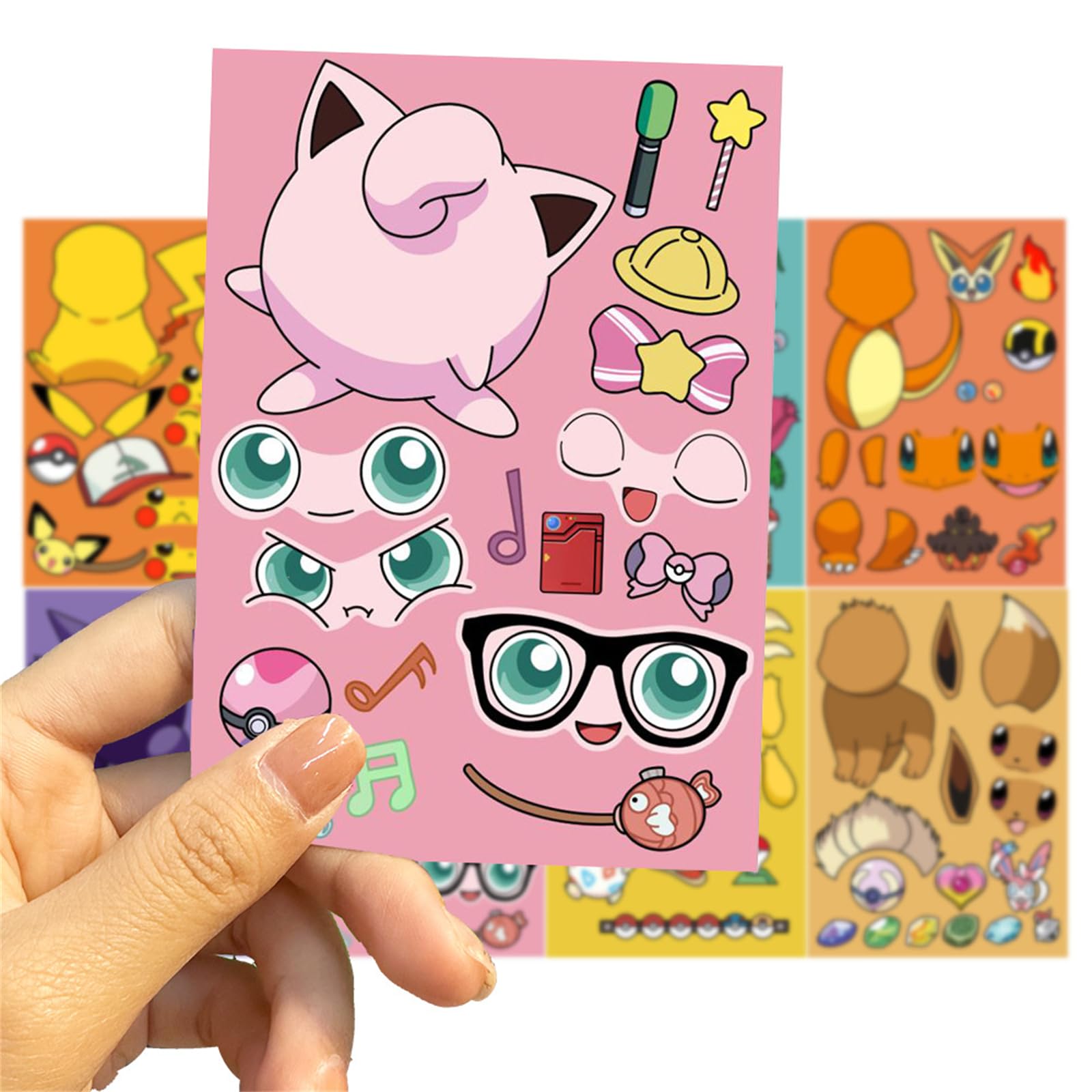 ZUIYIJIANGNAN princess-face sticker design adds cute, playful vibes to notebooks and journals.