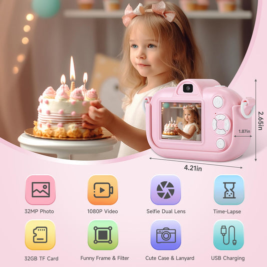 ZUODUN Kids Camera held by a child for easy on-the-go adventures.