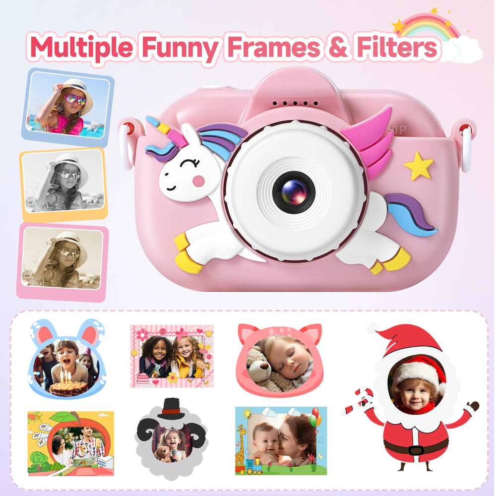 ZUODUN Kids Camera protective cover provides durable protection during play.