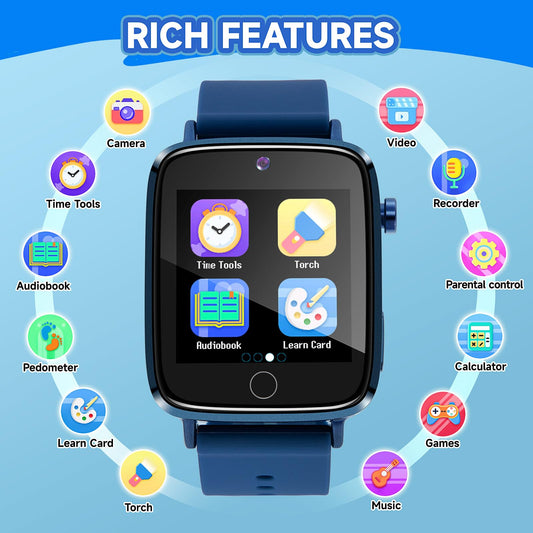ZUODUN Kids Watch camera view captures bright photos to spark creativity.