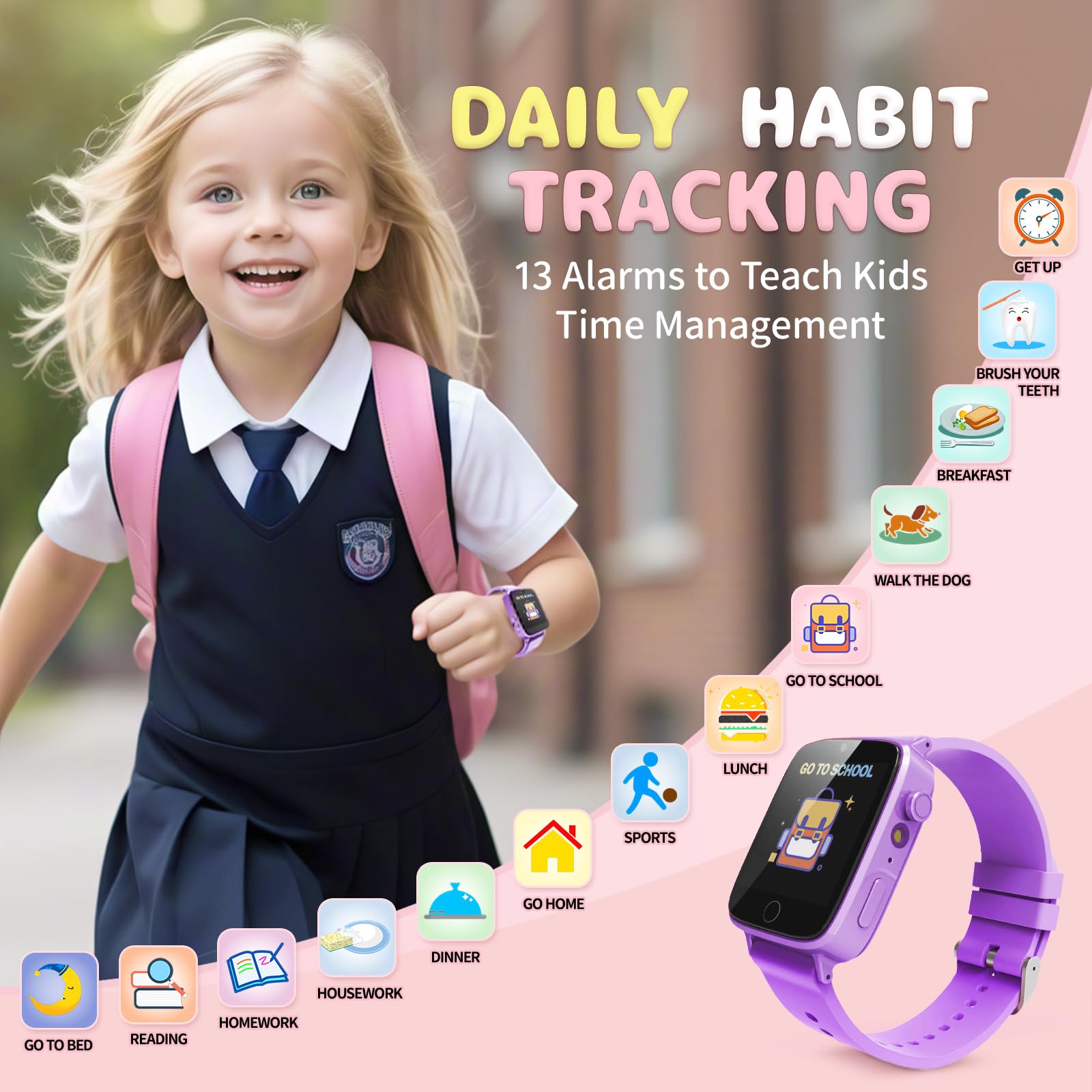 ZUODUN Kids Watch with audiobooks supports early literacy and imagination.