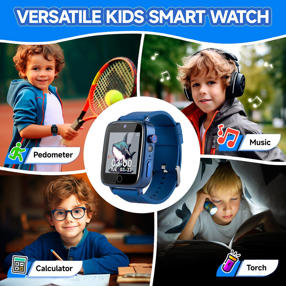 ZUODUN Kids Watch learning cards and audiobooks support at-home education.