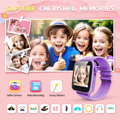ZUODUN Kids Watch includes 26 puzzle games to boost problem solving.