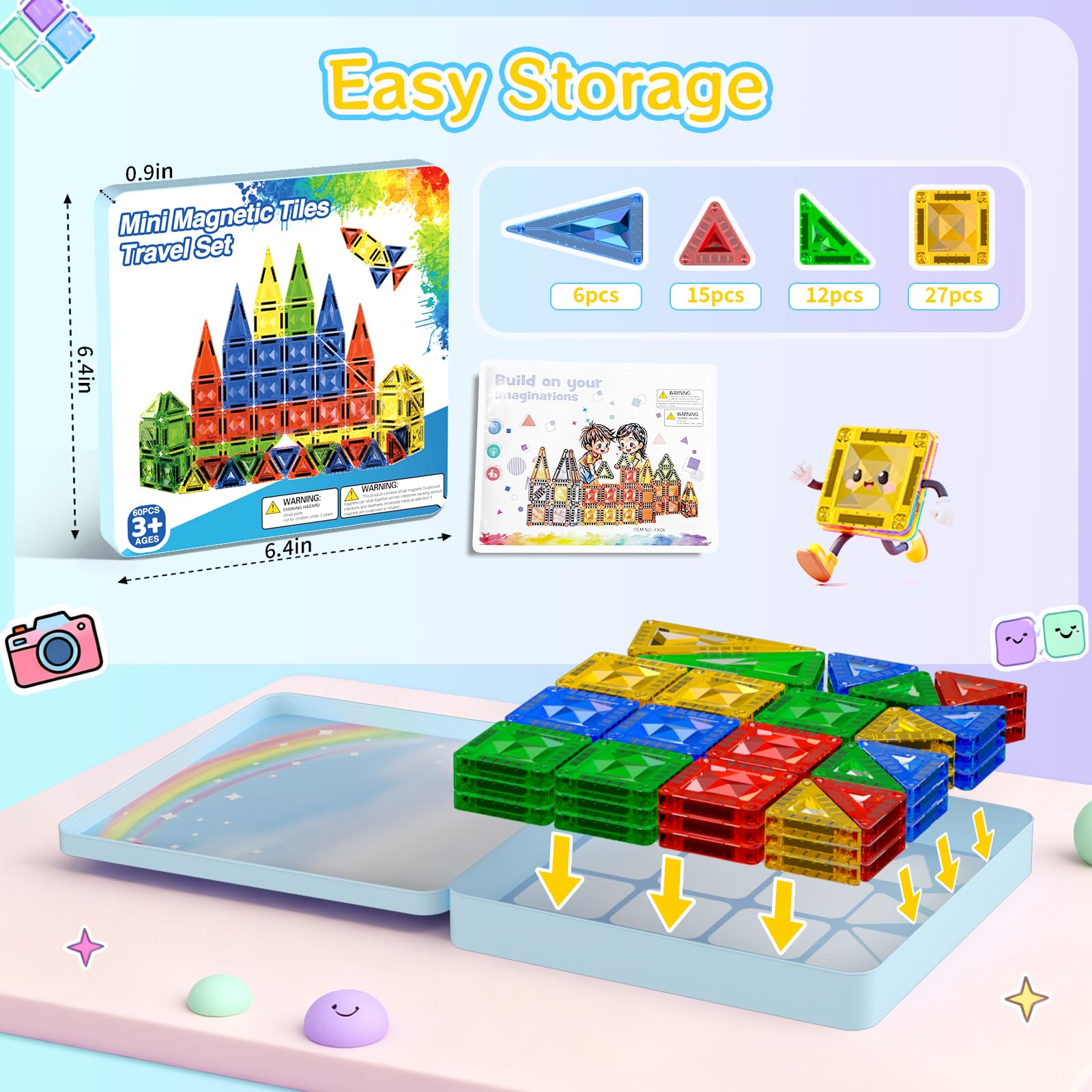 Zupooko ABS plastic is non-toxic and safe for little hands