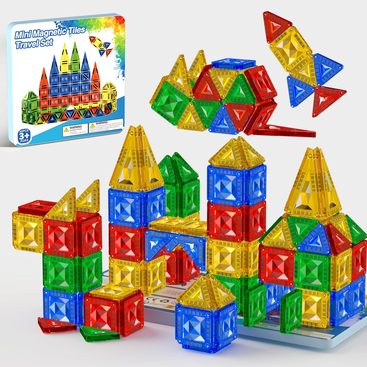 Zupooko tiles with diamond-cut edges for bright, engaging play