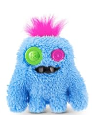 ZURU Baby Fuggs 3.5-inch plush monster with colorful tuft, ideal desk companion
