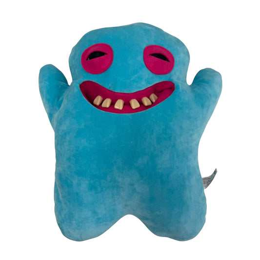 ZURU Bigg Fuggs plush in blue fabric, oversized monster for cuddling and display.